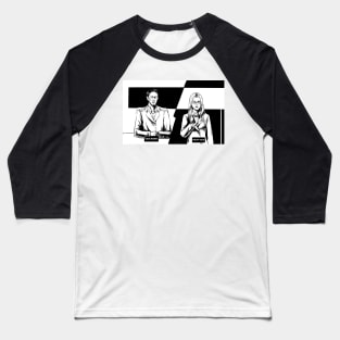 Vicki Vale & Jake Ryder GNN Baseball T-Shirt